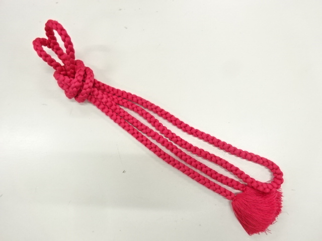 JAPANESE KIMONO / VINTAGE HAND-TIED OBIJIME CORD